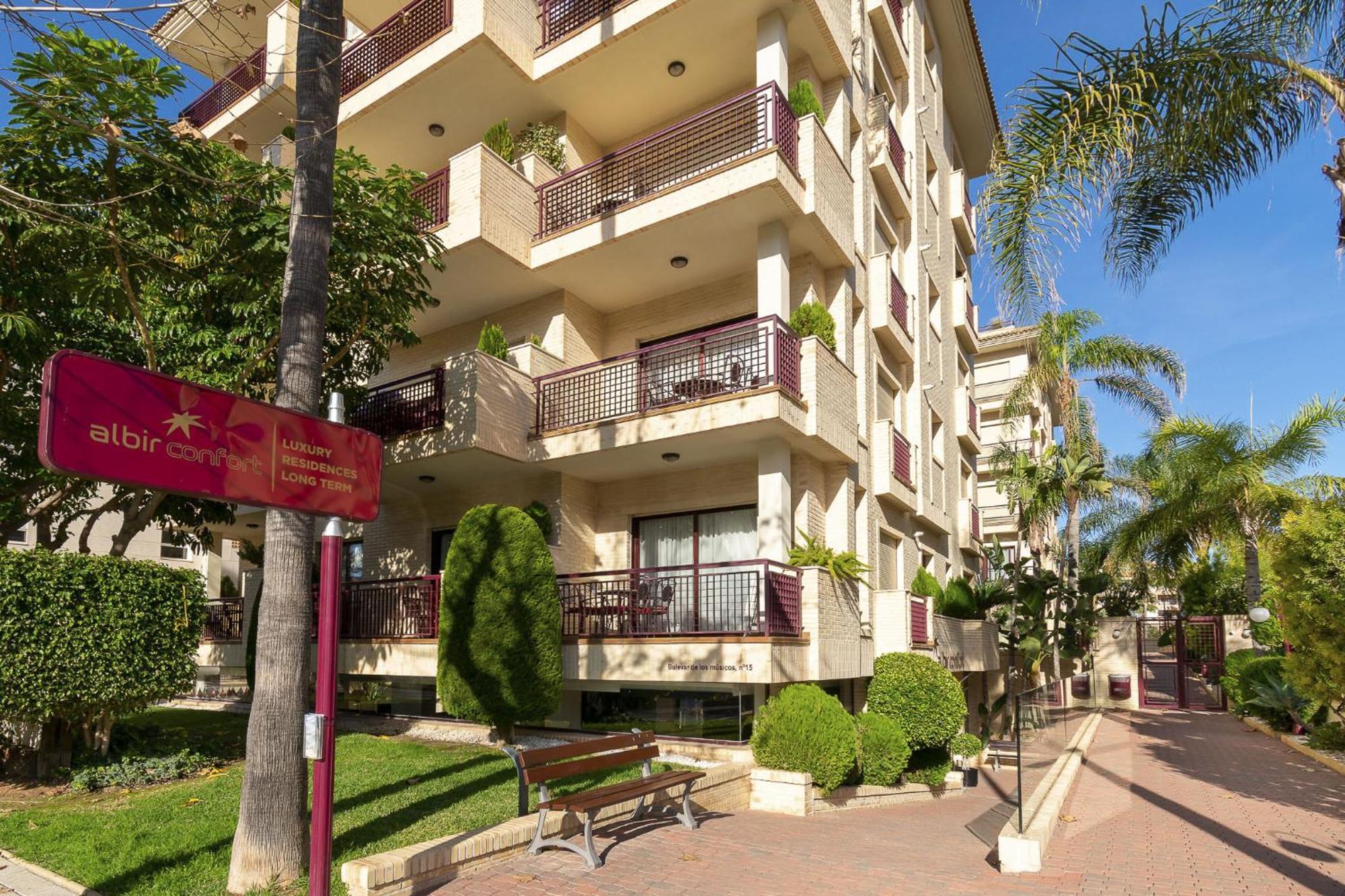 Apartamentos Albir Confort - Avenida 1 Dorm El Albir ภายนอก รูปภาพ